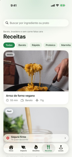 Lista de receitas